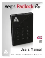 Preview for 1 page of Apricorn Aegis Padlock A25-PLE256S 128GB User Manual