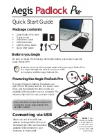 Preview for 1 page of Apricorn Aegis Padlock Pro Quick Start Manual