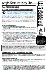 Preview for 7 page of Apricorn Aegis Secure Key 3z Quick Start Manual