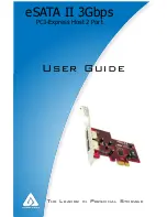 Предварительный просмотр 1 страницы Apricorn eSATA II 3Gbps User Manual