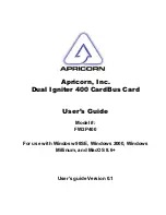 Preview for 1 page of Apricorn FW2P400 User Manual