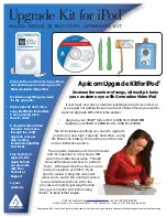 Preview for 1 page of Apricorn Upgrade Kit for iPod Manual