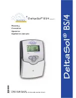 Apricus DeltaSol BS/4 Manual предпросмотр