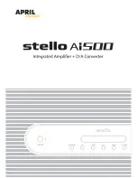 April Music stello Ai500 Manual preview