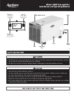 Aprilaire 1850F Installation And Operating Manual preview