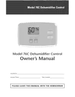 Aprilaire 76C Owner'S Manual предпросмотр