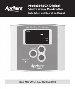 Aprilaire 8126 Installation And Operation Manual preview