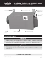 Предварительный просмотр 13 страницы Aprilaire 8144NC Installation And Operating Instructions Manual