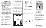 Предварительный просмотр 2 страницы Aprilaire 8532 Operating Instructions