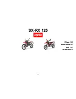 Предварительный просмотр 77 страницы APRILIA 2010 RX 125 Manual