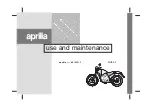 Предварительный просмотр 1 страницы APRILIA 6.5 - 1996 Manual