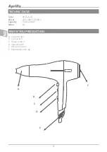 Preview for 4 page of APRILIA AHD 2128 User Manual