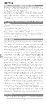 Preview for 8 page of APRILIA AHS 2013 Instruction Manual