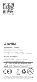 Preview for 12 page of APRILIA AHS 2013 Instruction Manual