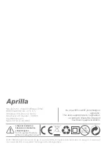 Preview for 20 page of APRILIA AHS 2019 SG Instruction Manual