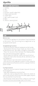 Preview for 8 page of APRILIA AHS 2025 Instruction Manual