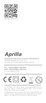 Preview for 20 page of APRILIA AHS 2025 Instruction Manual