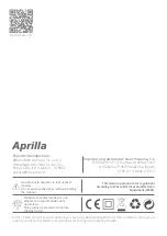 Preview for 16 page of APRILIA AHS 2035 Instruction Manual