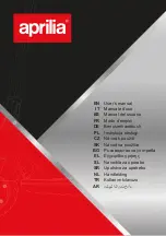 APRILIA AP-MO-210001 User Manual preview