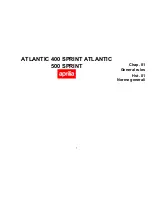 Preview for 7 page of APRILIA ATLANTIC 500 sprint Manual