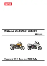 Предварительный просмотр 1 страницы APRILIA Caponord 1200 2016 Manual