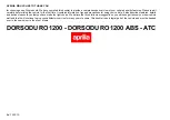 APRILIA DORSODURO 1200 2010 Manual preview