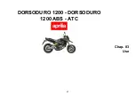 Предварительный просмотр 57 страницы APRILIA DORSODURO 1200 2010 Manual