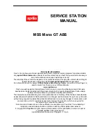 Предварительный просмотр 2 страницы APRILIA MSS Mana GT ABS Service Station Manual