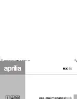 APRILIA MX 50 Manual preview