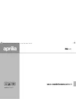 APRILIA RS 50 Use & Maintenance Book preview