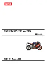 APRILIA RS 660 Service Station Manual preview