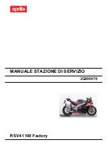 APRILIA RSV4 1100 Factory 2021 Manual preview