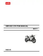 APRILIA RSV4 R Service Station Manual preview