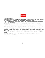 Preview for 70 page of APRILIA RX 50 Manual