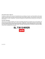 APRILIA SHIVER 750 - Manual preview