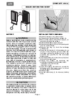 Предварительный просмотр 2 страницы APRILIA SPORTCITY 250IE - 2007 Instruction Sheet