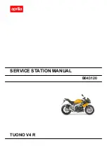 APRILIA TUONO V4 R 2010 Service Station Manual предпросмотр