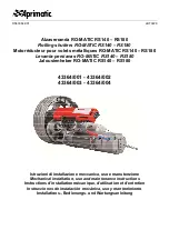 Preview for 1 page of Aprimatic 43364/001 Mechanical Installation, Use And Maintenance Instructions