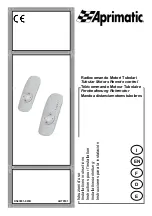 Предварительный просмотр 1 страницы Aprimatic 43901/001 Installation Instructions Manual