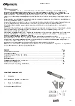 Предварительный просмотр 25 страницы Aprimatic AP423 Mechanical Installation, Use And Maintenance Instructions