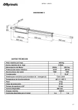 Предварительный просмотр 27 страницы Aprimatic AP423 Mechanical Installation, Use And Maintenance Instructions