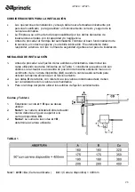 Предварительный просмотр 28 страницы Aprimatic AP423 Mechanical Installation, Use And Maintenance Instructions