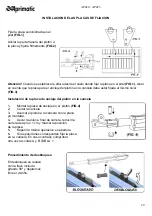 Предварительный просмотр 29 страницы Aprimatic AP423 Mechanical Installation, Use And Maintenance Instructions