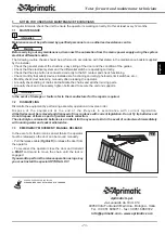 Preview for 23 page of Aprimatic APRIBOX 600 Installation, Use And Maintenance Instructions