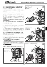 Предварительный просмотр 33 страницы Aprimatic APRIBOX 600 Installation, Use And Maintenance Instructions