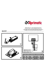 Предварительный просмотр 8 страницы Aprimatic ApriLUX Fitting Instructions Manual