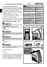 Preview for 4 page of Aprimatic AT 80/E Mechanical Installation, Use And Maintenance Instructions