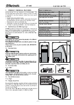 Preview for 15 page of Aprimatic AT 80/E Mechanical Installation, Use And Maintenance Instructions