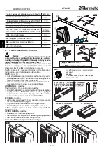 Preview for 16 page of Aprimatic AT 80/E Mechanical Installation, Use And Maintenance Instructions