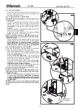 Preview for 19 page of Aprimatic AT 80/E Mechanical Installation, Use And Maintenance Instructions